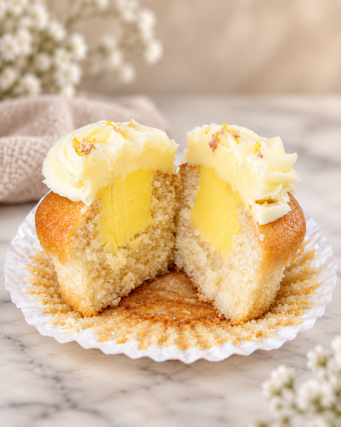 Lemon Curd Cupcake