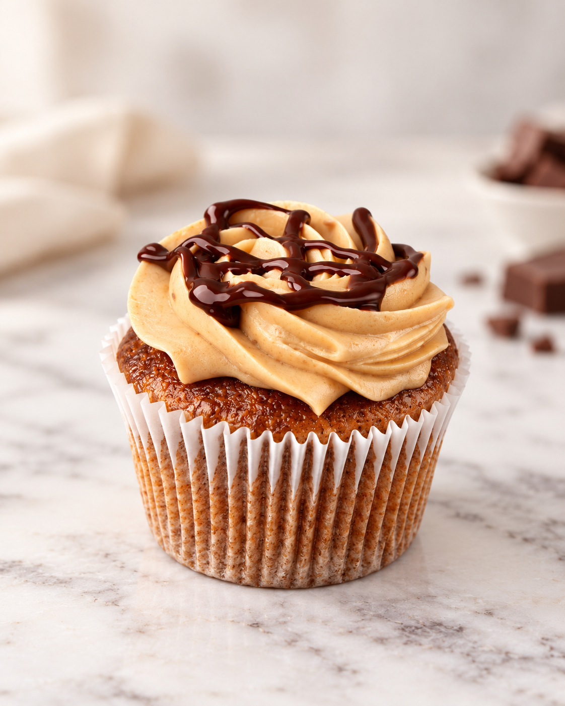 Caramel Chocolate Cupcake