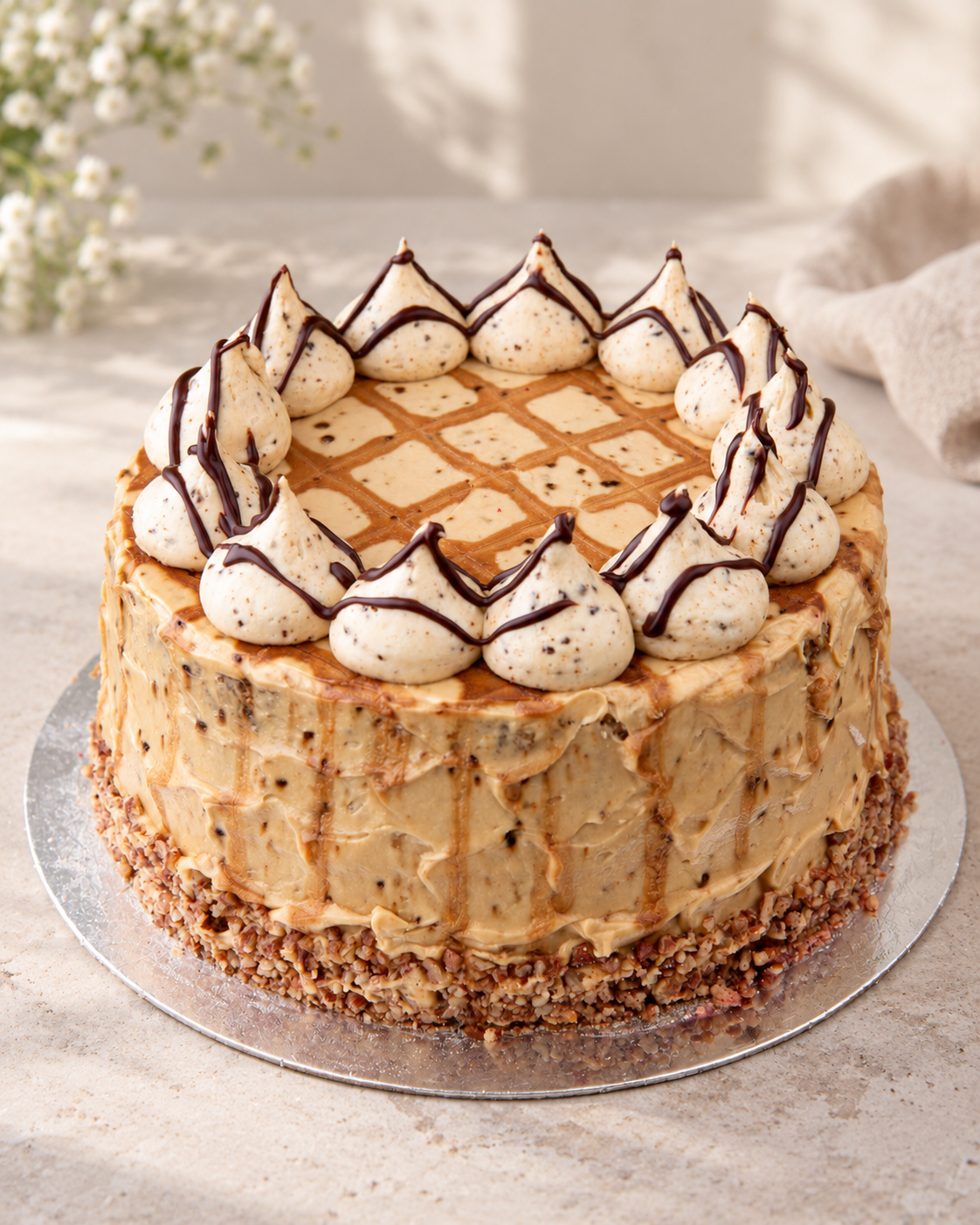 Coffee Walnut Cake
