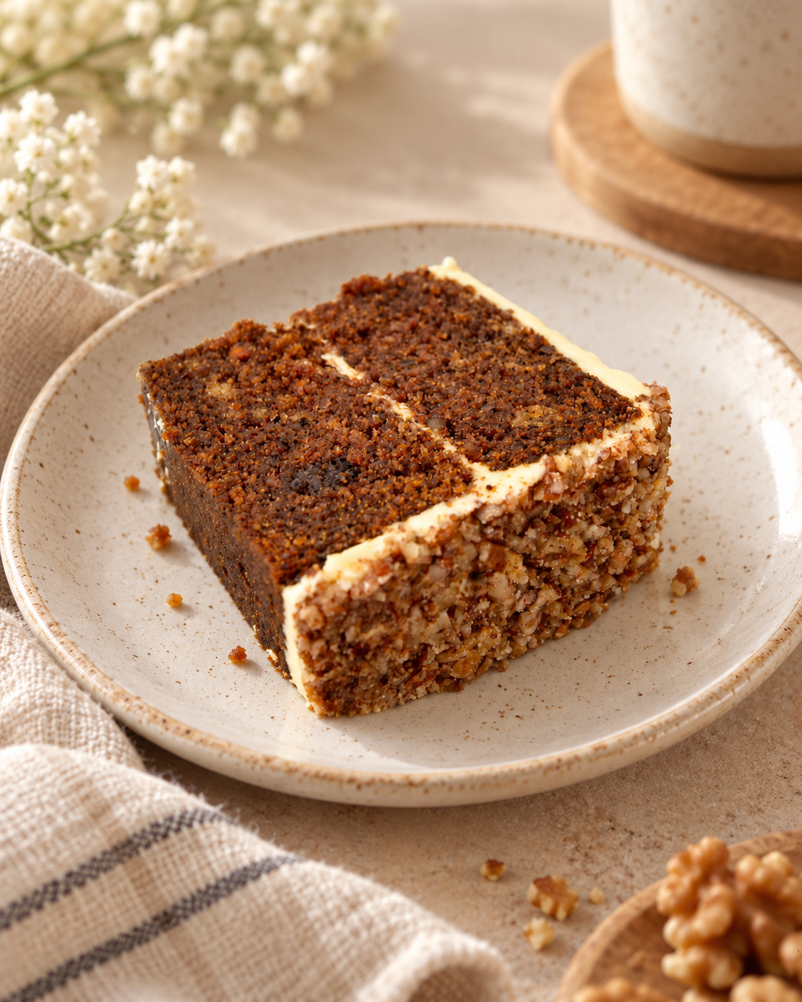 Carrot Cake Slice