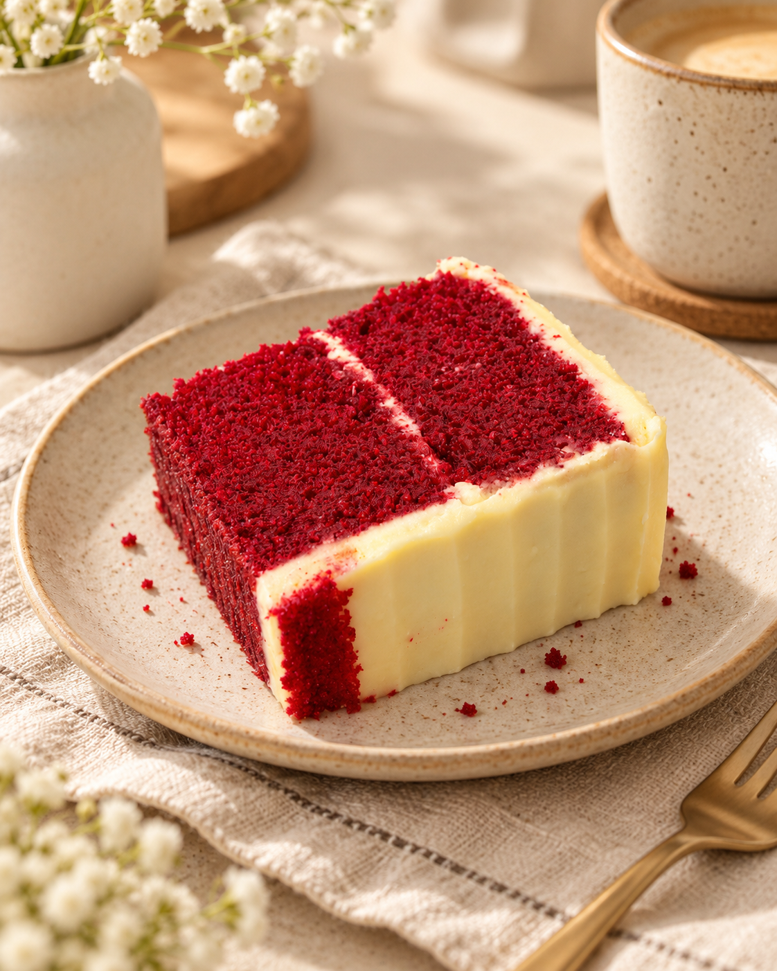 Red Velvet Cake Slice