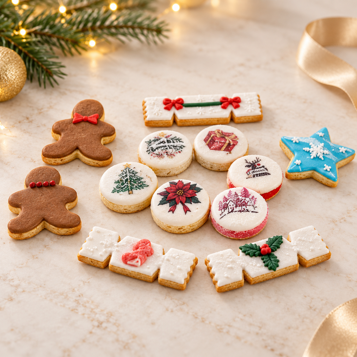 Christmas Macarons