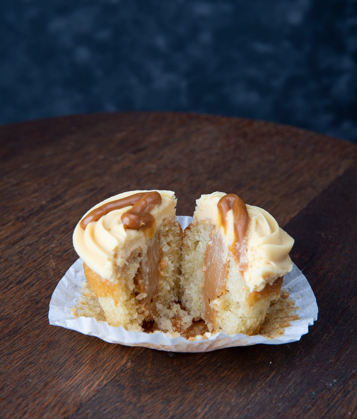 Caramel Filled Deluxe Cupcake