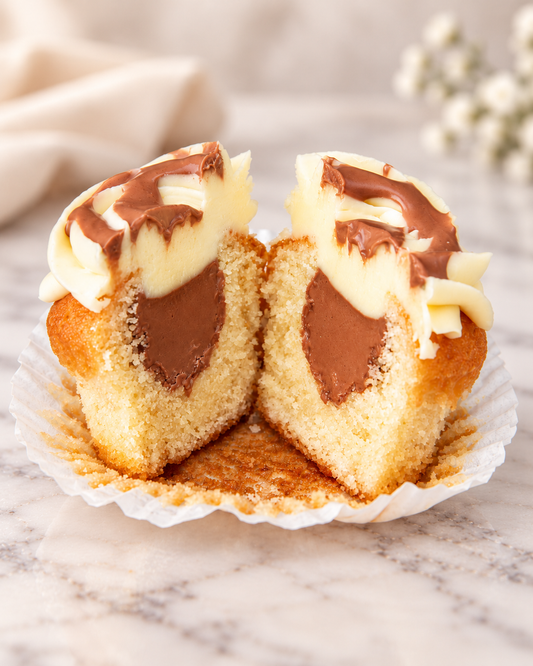 Caramel Filled Deluxe Cupcake